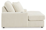 Lindyn Ivory Chaise from Ashley Furniture - Luna Furniture