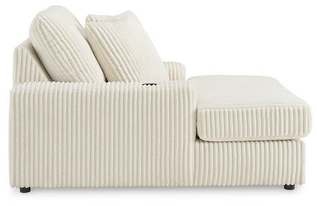 Lindyn Ivory Chaise from Ashley - Luna Furniture