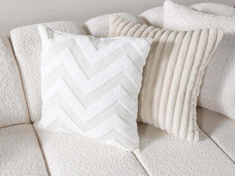 Lis Ivory Boucle Double Chaise 147" Sectional from Nova Furniture - Luna Furniture