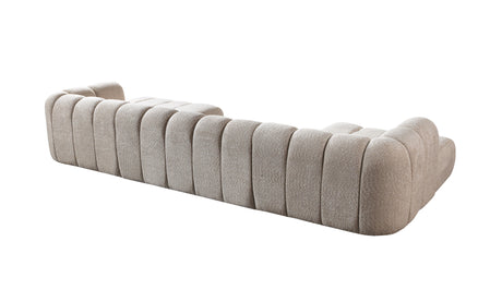 Lis Sand Boucle Double Chaise 147" Sectional from Nova Furniture - Luna Furniture