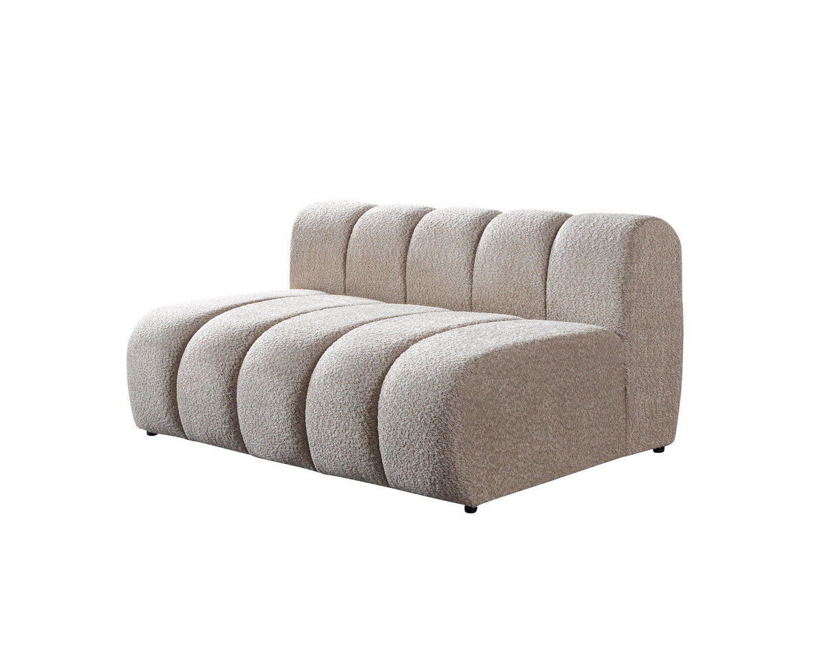 Lis Sand Boucle Double Chaise 147" Sectional from Nova Furniture - Luna Furniture
