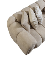 Lis Sand Boucle RAF Sectional from Nova Furniture - Luna Furniture