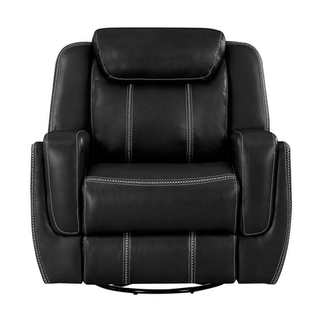 Littleton Black Double Reclining Living Room Set from Homelegance - Luna Furniture