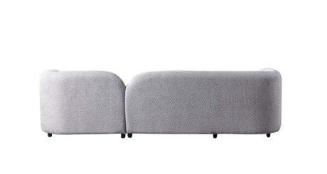Liva Gray Boucle RAF 110" Sectional from Nova Furniture - Luna Furniture