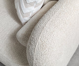 Liva Sand Boucle LAF 110" Sectional from Nova Furniture - Luna Furniture