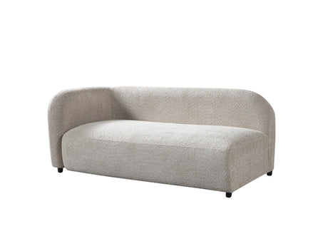 Liva Sand Boucle RAF 110" Sectional from Nova Furniture - Luna Furniture
