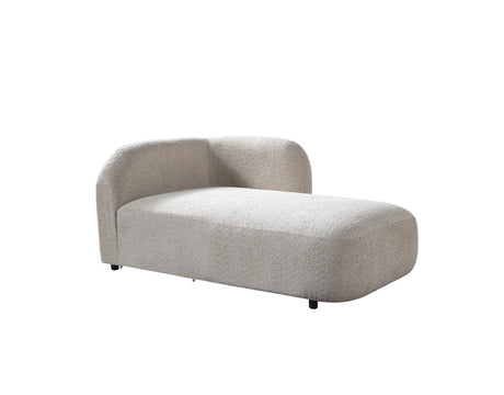 Liva Sand Boucle RAF 110" Sectional from Nova Furniture - Luna Furniture