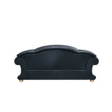 Apolo Black Italian Leather Loveseat from ESF Furniture - Luna Furniture