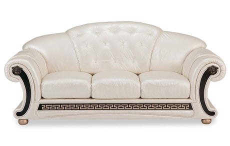 Apolo Pearl Italian Leather Sofa from ESF Furniture - Luna Furniture