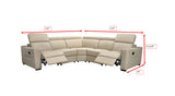 6021 Sectional w/ manual recliners from ESF Furniture - Luna Furniture