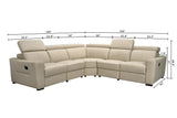 6021 Sectional w/ manual recliners from ESF Furniture - Luna Furniture