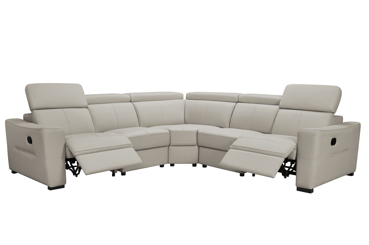 6021 Sectional w/ manual recliners from ESF Furniture - Luna Furniture