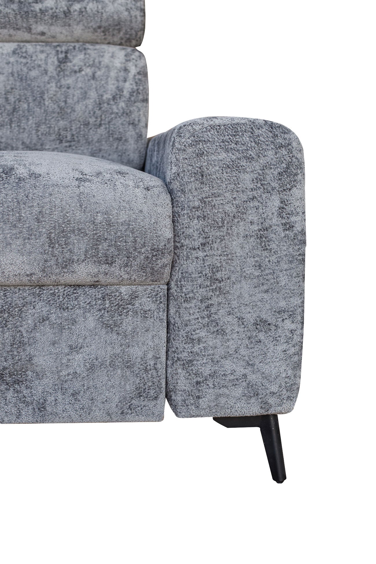 Daytona Silver Storage Sleeper LAF Chaise Sectional from ESF Furniture - Luna Furniture