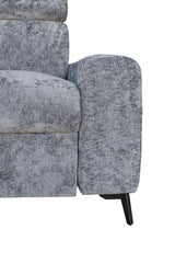 Daytona Silver Storage Sleeper LAF Chaise Sectional from ESF Furniture - Luna Furniture