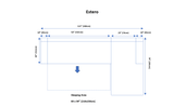Estero Sectional Right from ESF Furniture - Luna Furniture
