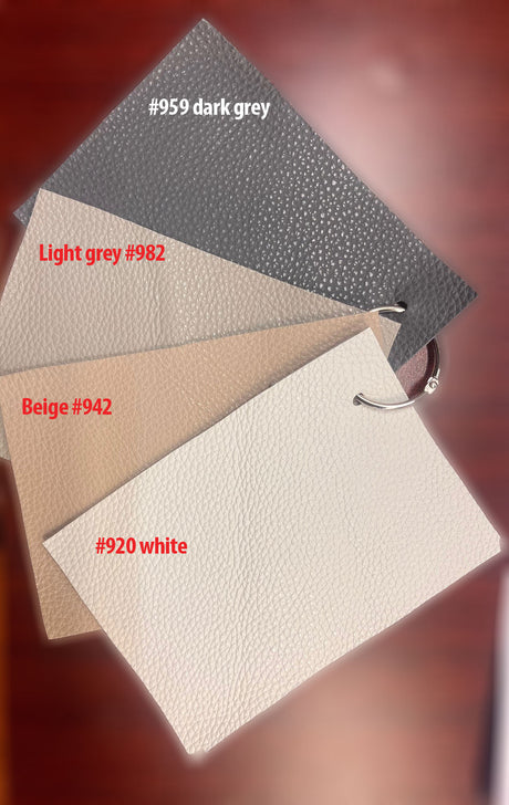 2119 Light Beige 4-Piece Top-Grain Leather Sectional from ESF Furniture - Luna Furniture