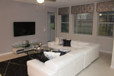 2119 White 4-Piece Top-Grain Leather Sectional from ESF Furniture - Luna Furniture