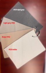 2119 White 4-Piece Top-Grain Leather Sectional from ESF Furniture - Luna Furniture