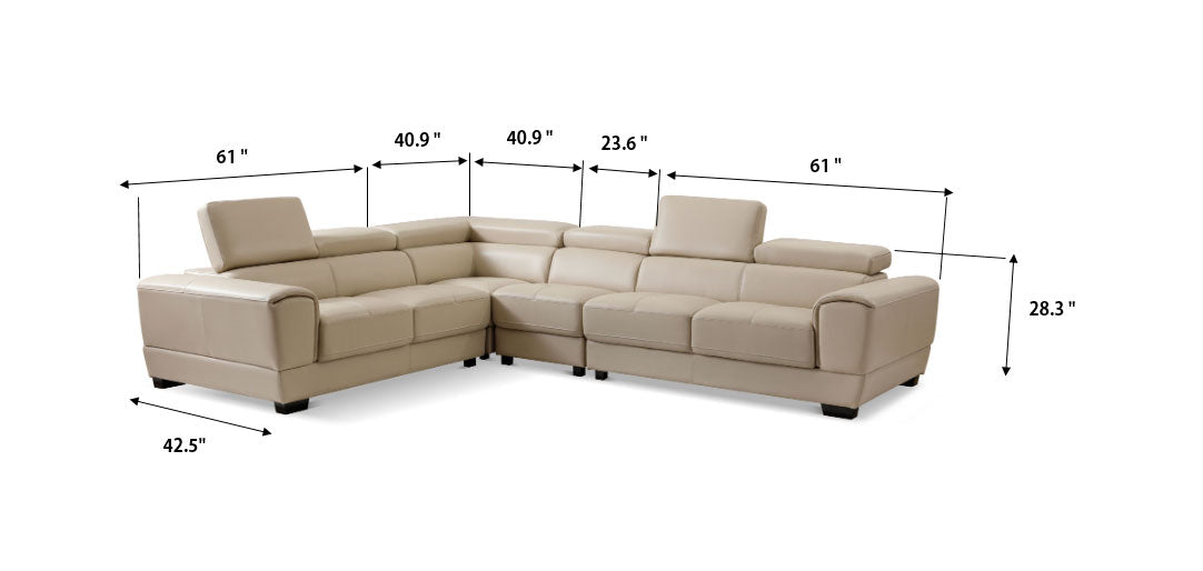2786 Sectional from ESF Furniture - Luna Furniture