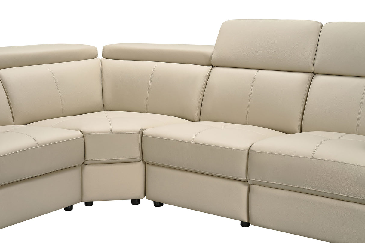 6021 Sectional w/ manual recliners from ESF Furniture - Luna Furniture