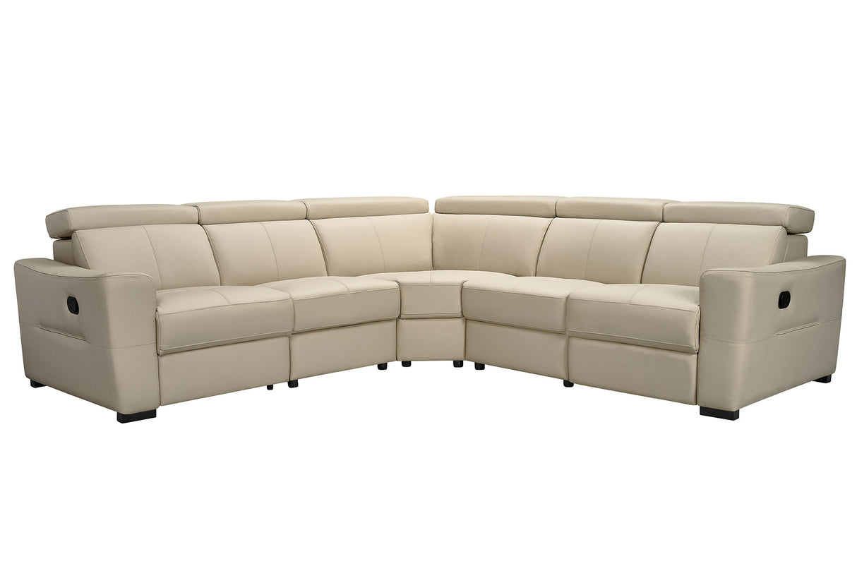 6021 Sectional w/ manual recliners from ESF Furniture - Luna Furniture