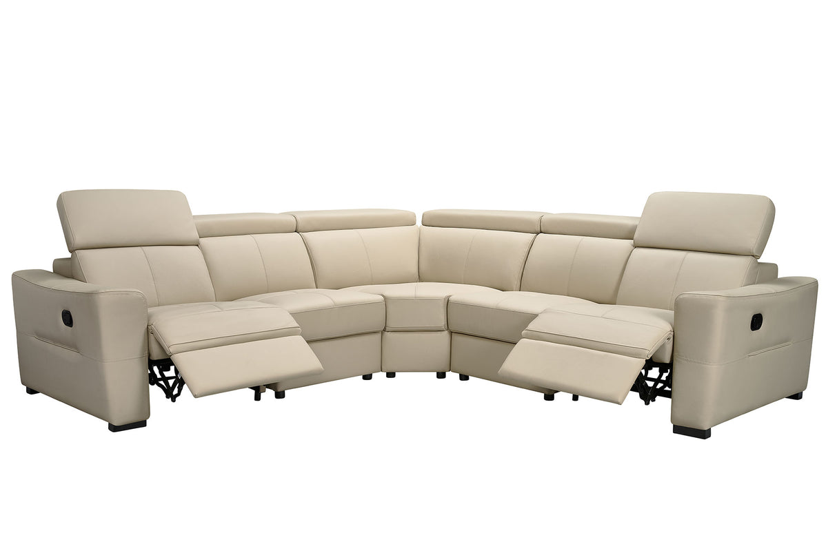6021 Sectional w/ manual recliners from ESF Furniture - Luna Furniture