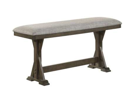 Lloyd Brown Counter Height Bench from Crown Mark - Luna Furniture