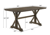 Lloyd Brown Counter Height Table from Crown Mark - Luna Furniture