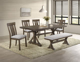 Lloyd Brown Dining Bench from Crown Mark - Luna Furniture