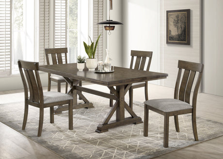 Lloyd Brown Dining Side Chair, Set of 2 from Crown Mark - Luna Furniture