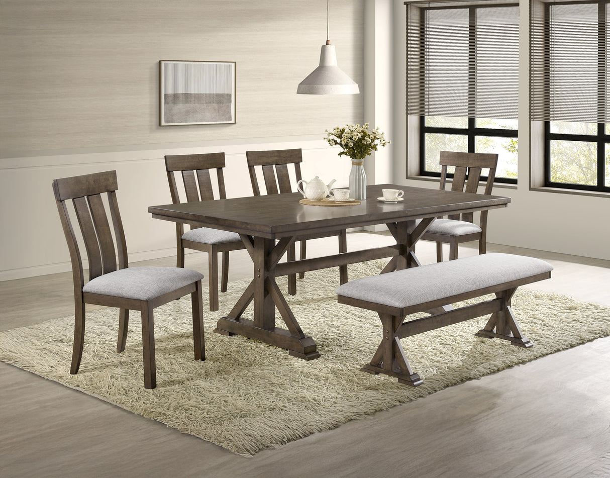 Lloyd Brown Dining Set from Crown Mark - Luna Furniture