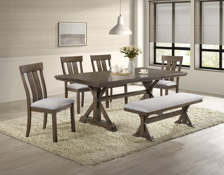 Lloyd Brown Dining Set from Crown Mark - Luna Furniture
