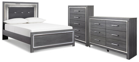 Lodanna Full Panel Bed, Dresser and Chest from Ashley - Luna Furniture