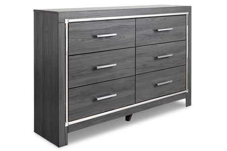 Lodanna Gray Dresser and Mirror from Ashley - Luna Furniture