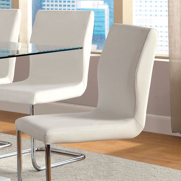 Lodia White Side Chair