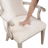 Lofton Light Gray/Ivory Arm Chair, Set of 2 from Homelegance - Luna Furniture