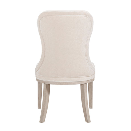 Lofton Light Gray/Ivory Side Chair, Set of 2 from Homelegance - Luna Furniture