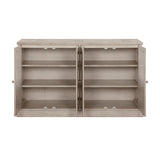 Lofton Light Gray Server from Homelegance - Luna Furniture