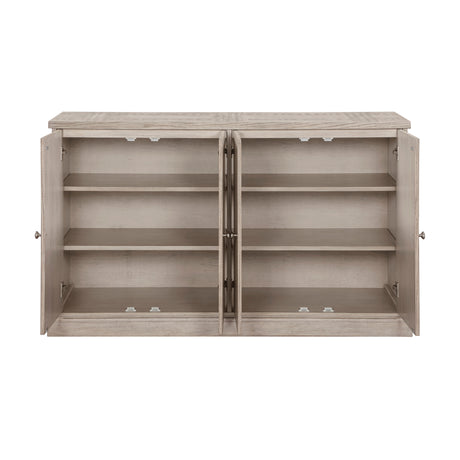 Lofton Light Gray Server from Homelegance - Luna Furniture