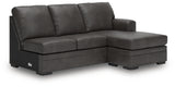 Lofton-Pike Shadow 2-Piece LAF Chaise Sectional from Ashley Furniture - Luna Furniture