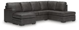 Lofton-Pike Shadow 2-Piece RAF Chaise Sectional from Ashley Furniture - Luna Furniture