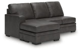 Lofton-Pike Shadow 2-Piece RAF Chaise Sectional from Ashley Furniture - Luna Furniture
