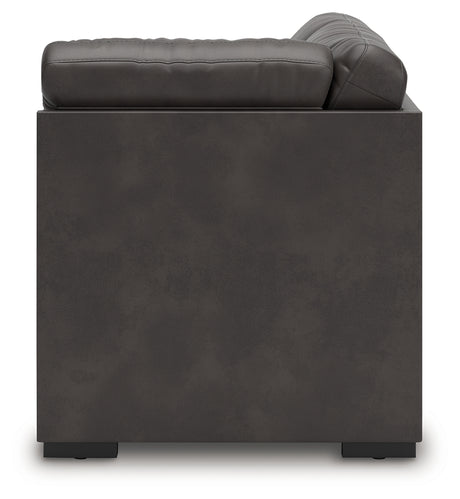 Lofton-Pike Shadow Left-Arm Facing Corner Chaise from Ashley - Luna Furniture