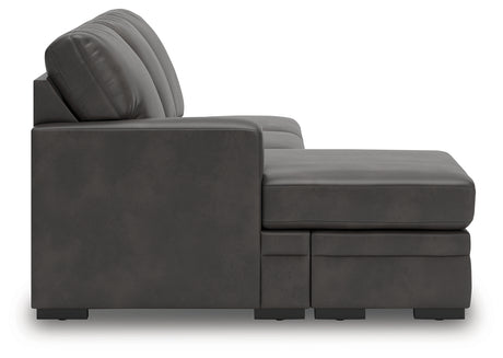 Lofton-Pike Shadow Left-Arm Facing Sofa Chaise from Ashley - Luna Furniture