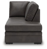 Lofton-Pike Shadow Right-Arm Facing Corner Chaise from Ashley - Luna Furniture