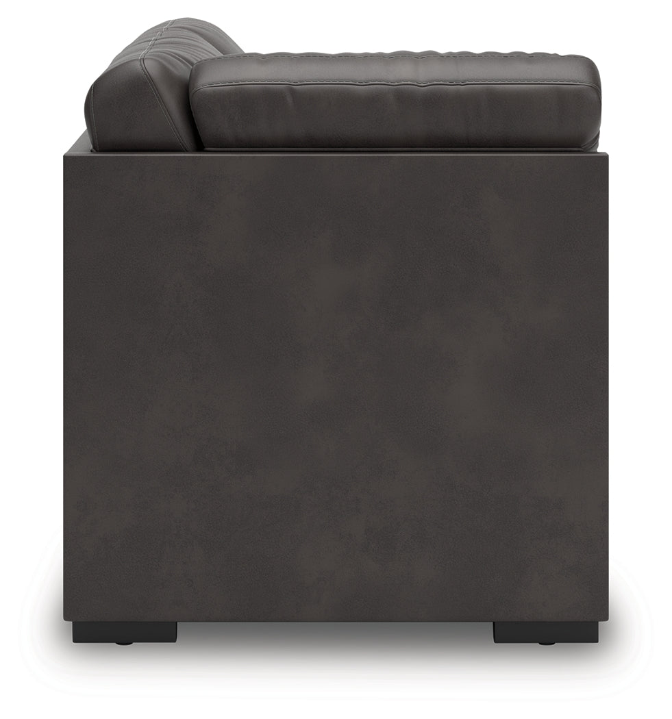 Lofton-Pike Shadow Right-Arm Facing Corner Chaise from Ashley - Luna Furniture