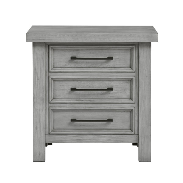 Logandale Antique Gray Nightstand