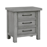 Logandale Antique Gray Nightstand from Homelegance - Luna Furniture