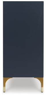 Loirwick Dark Blue Accent Cabinet from Ashley - Luna Furniture