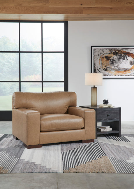 Lombardia Tumbleweed Leather Living Room Set from Ashley - Luna Furniture